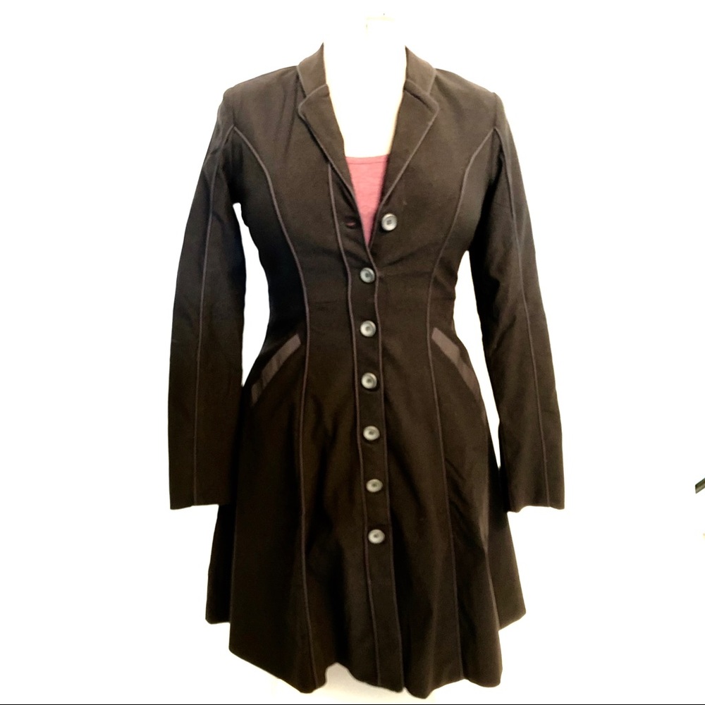 Black jacket (retro flared skirt)